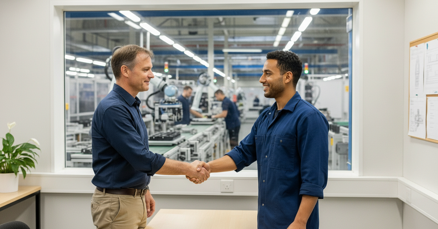 Een gedetineerde in BBA is aangenomen bij een bedrijf