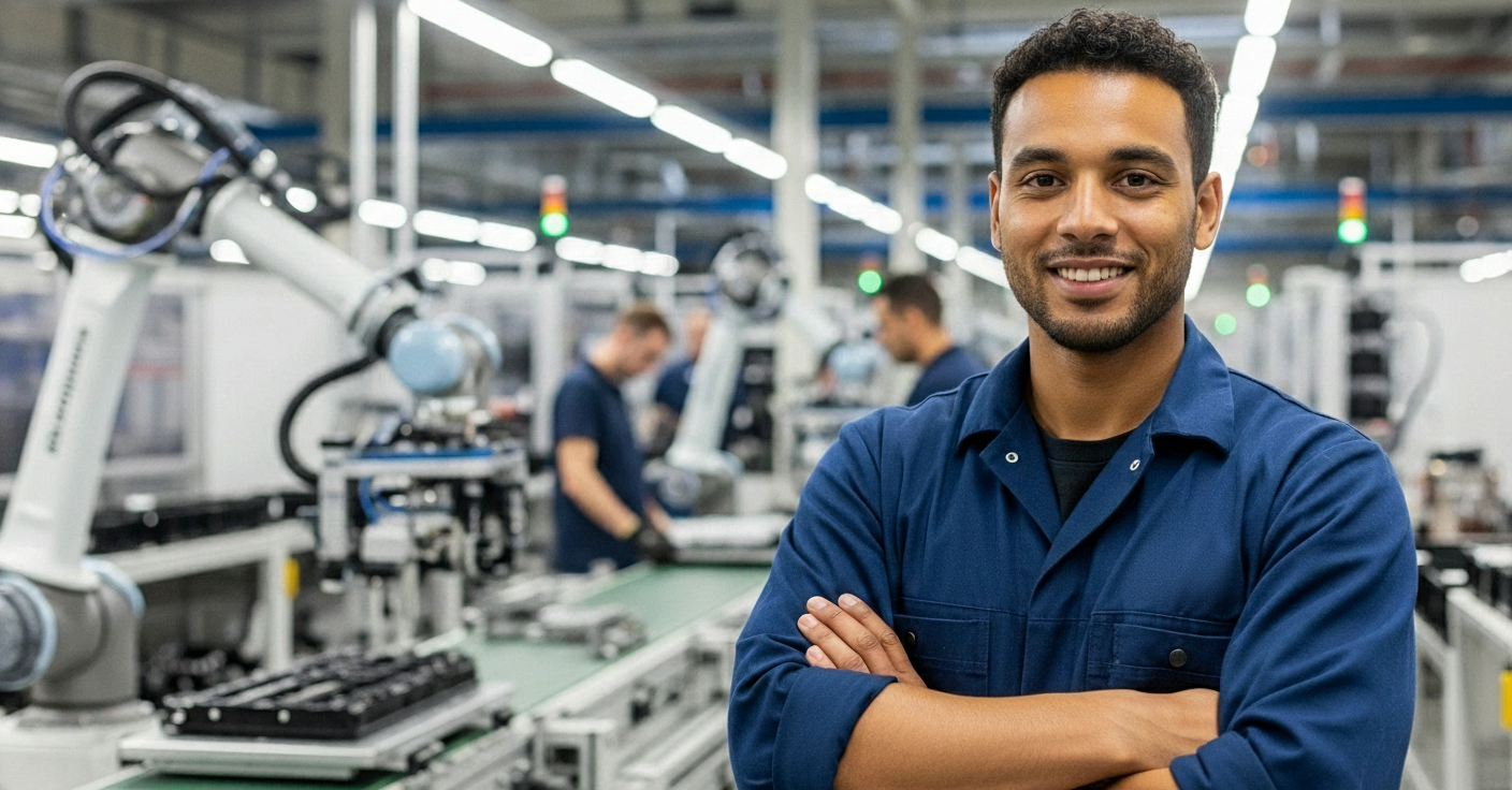 Een gedetineerde is werkzaam in het kader van BBA