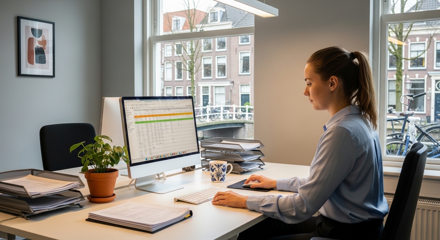 Een gedetineerde is werkzaam in het kader van BBA