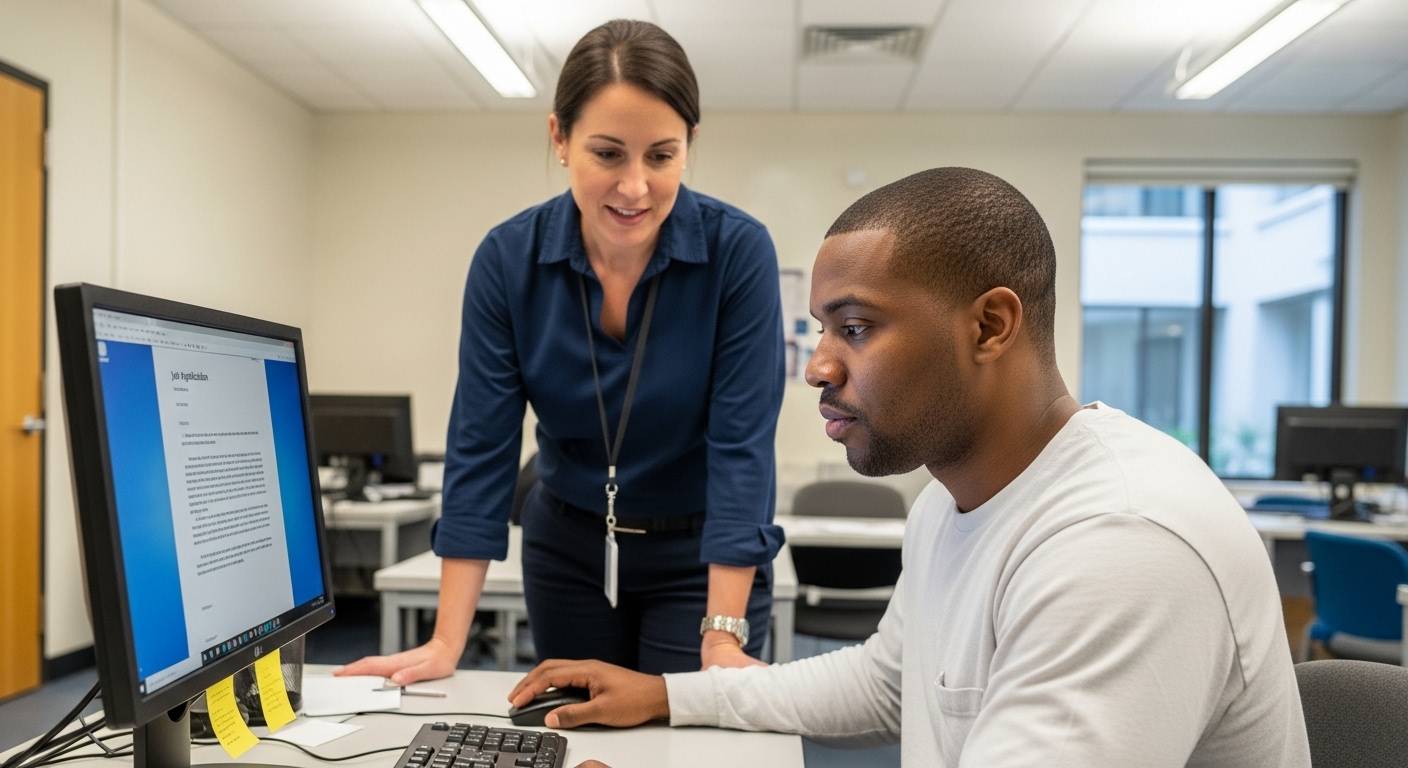 Een gedetineerde in BBA is aangenomen bij een bedrijf